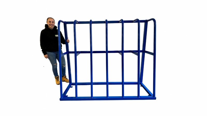 Vertical Storage Rack - 6 Sections