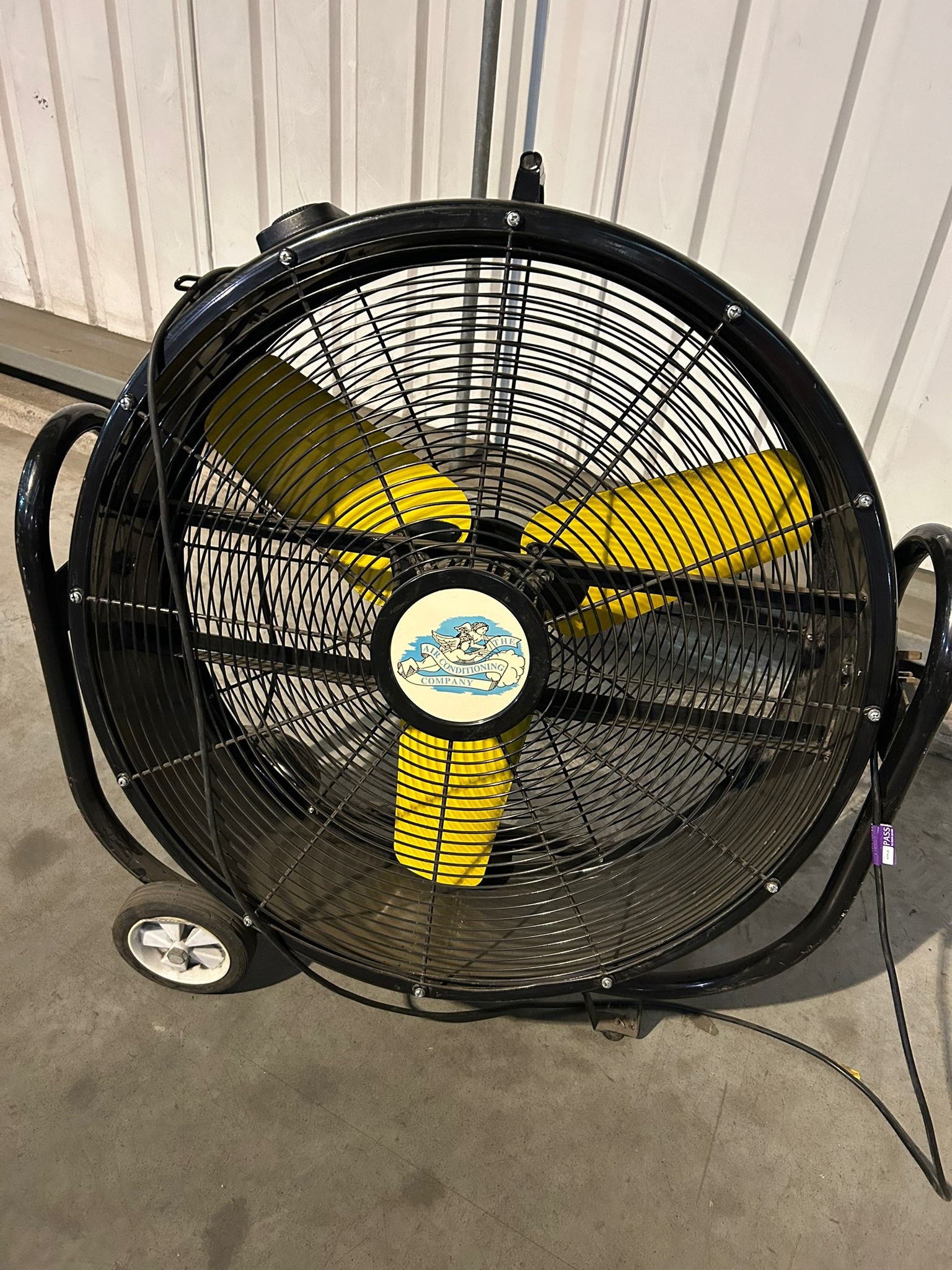 Used Large Industrial Heavy Duty Fan - 1000mm High