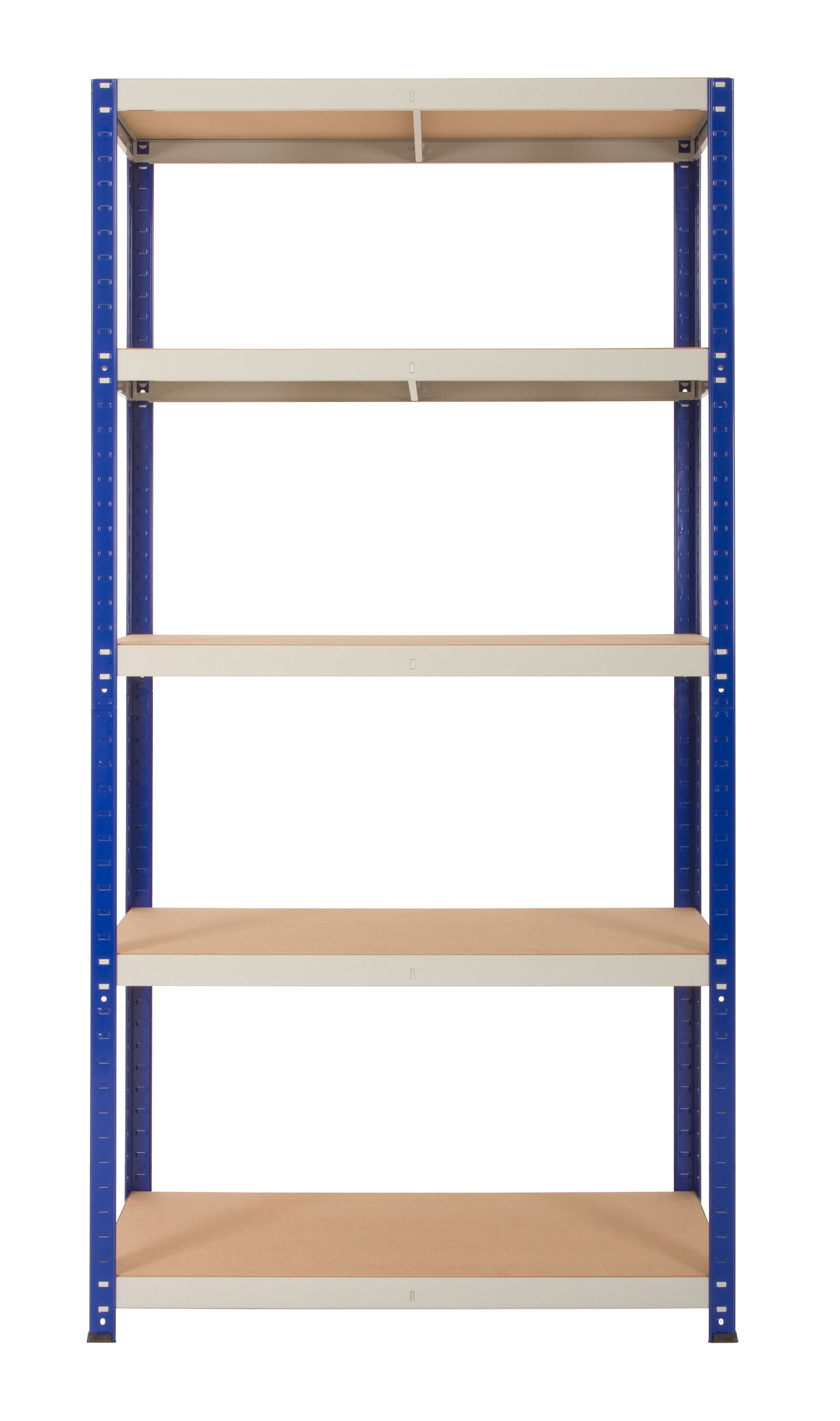 Clicka 265 Garage Boltless Shelving - 5 Levels with MDF Boards - Shelving - Cracking Racking