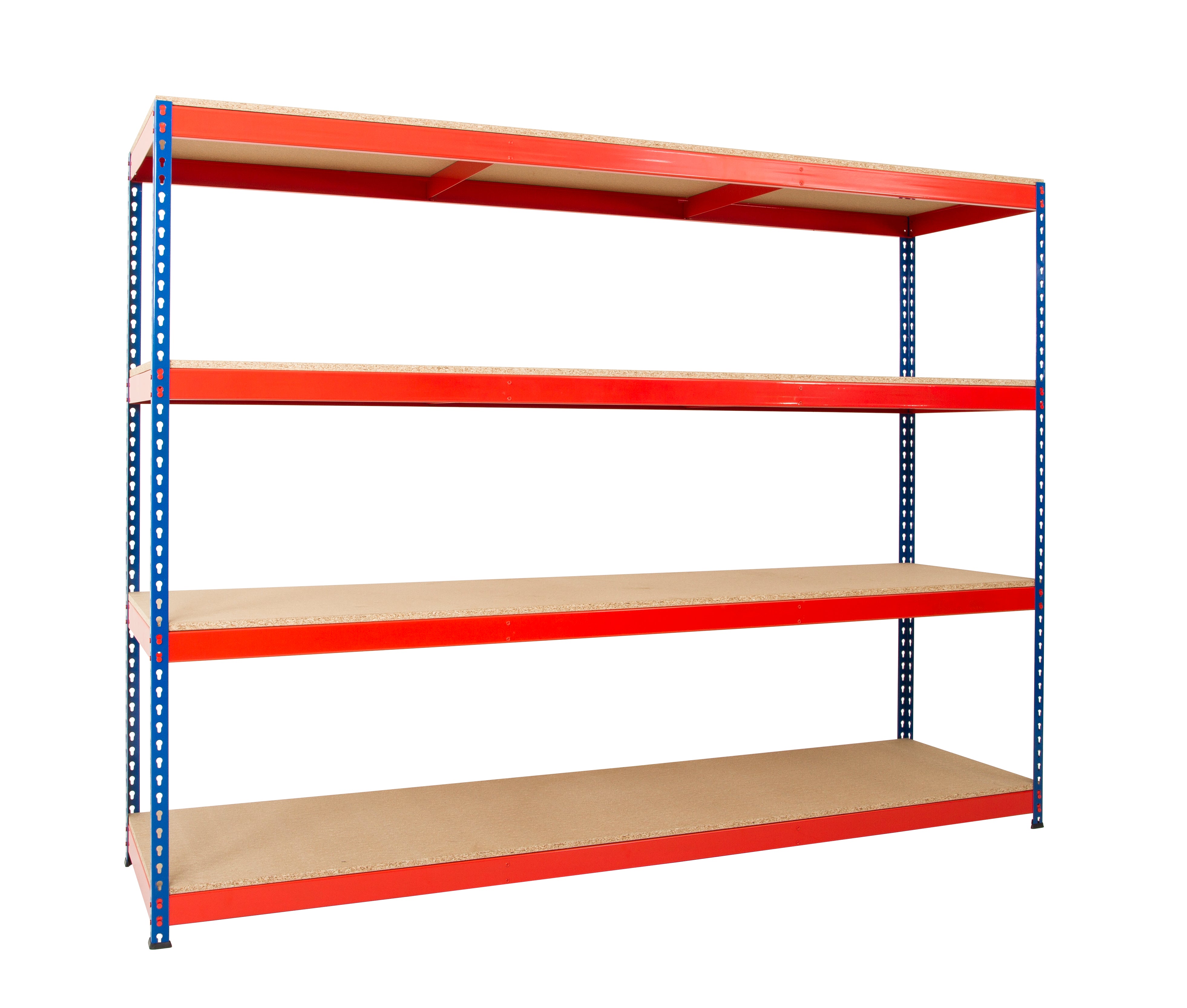 Heavy Duty Rivet Racking with 3, 4 or 5 Levels  - Rivet Racking - Cracking Racking