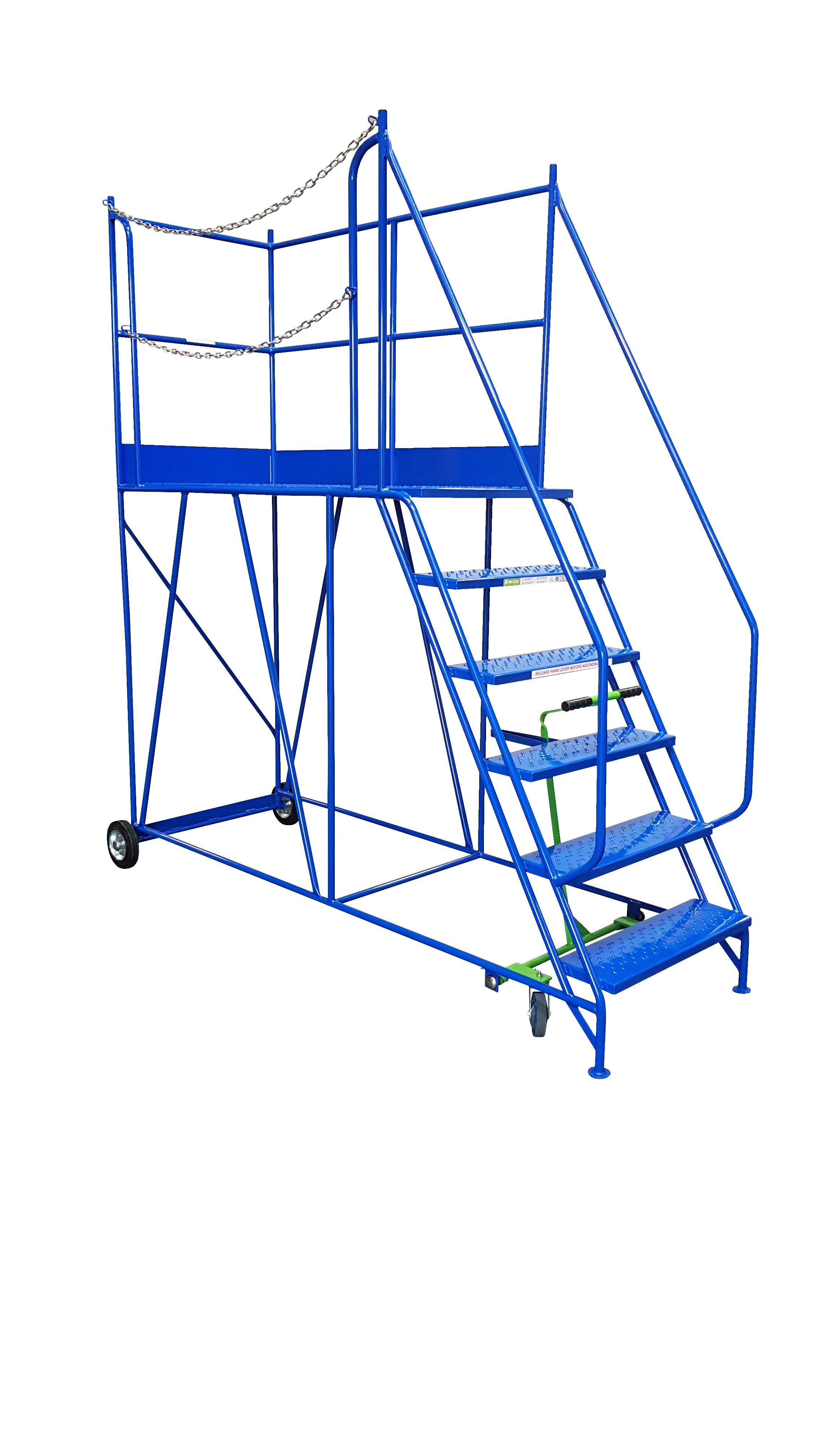 Access Platform Ladders Warehouse Safety Steps - Access Platform Mobile Ladders - Cracking Racking