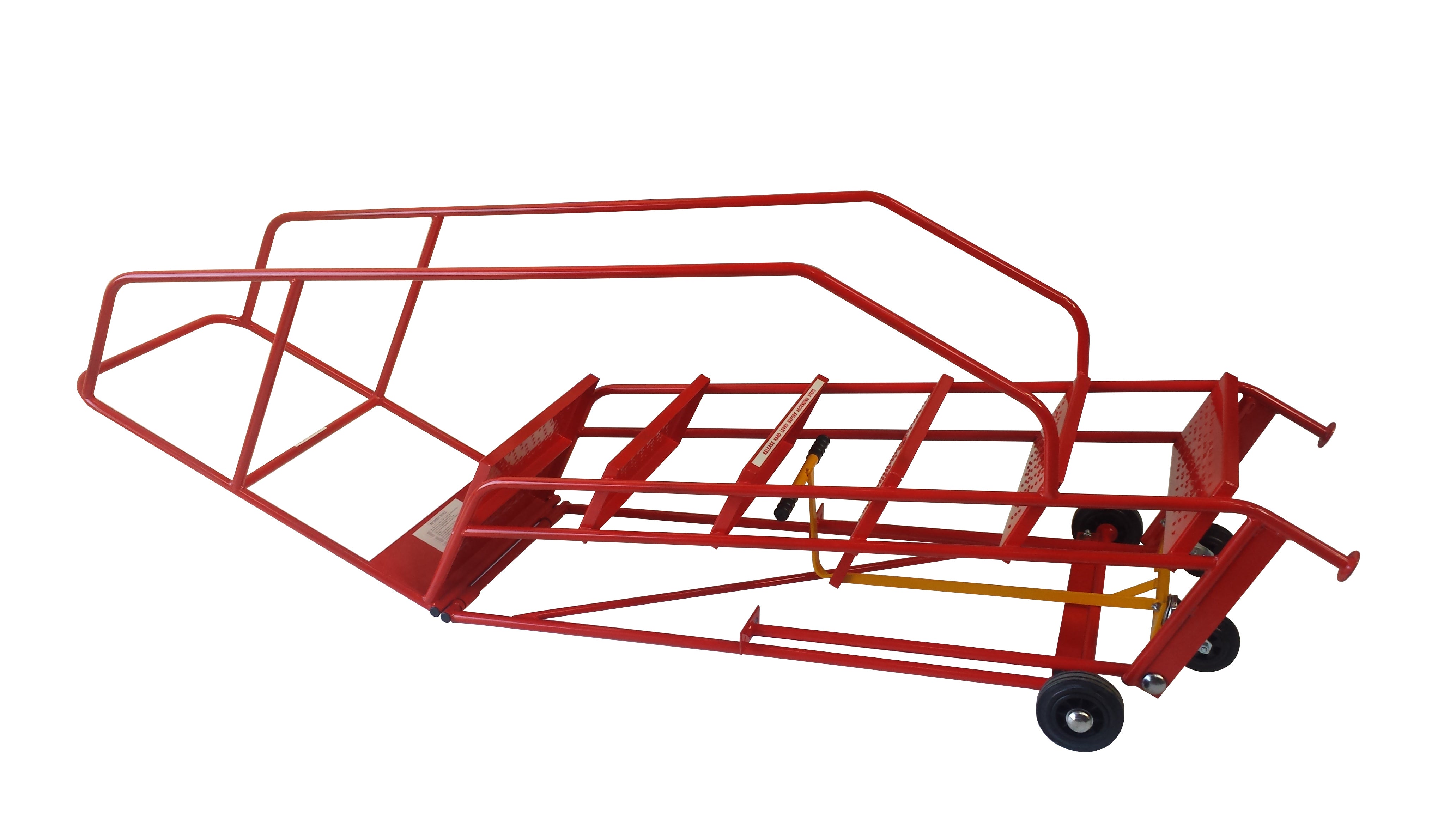 Knock Down Mobile Safety Ladders - 5-15 Treads/Steps - Knock Down Mobile Ladders - Cracking Racking