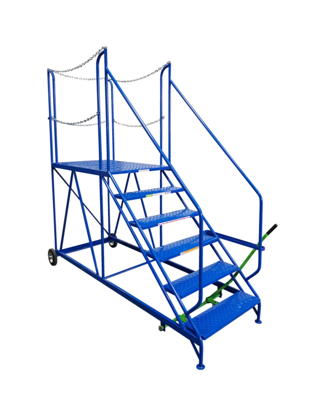 Warehouse Vehicle Safety Steps Mobile Ladders - Truck Dock Range - Truck Dock Mobile Ladders - Cracking Racking