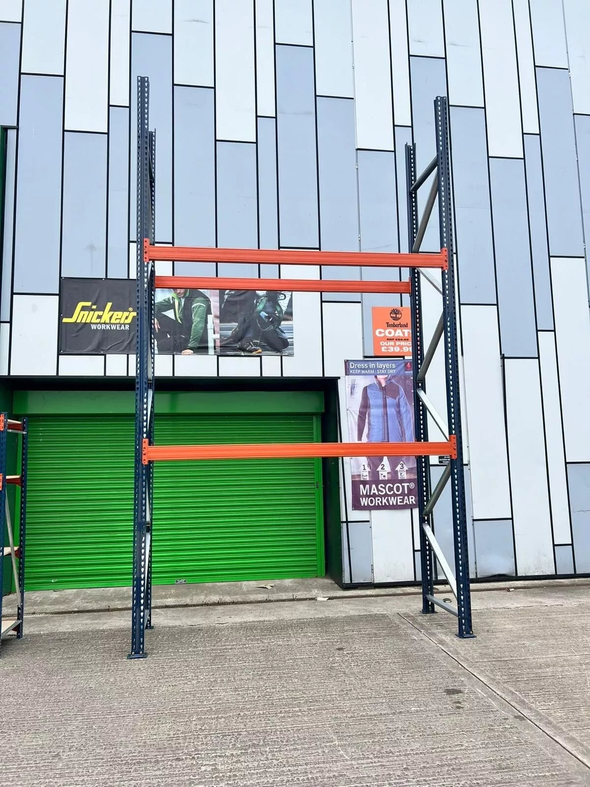 New Mecalux Pallet Racking - Single Bay - 5M High - 2 Levels - Mecalux Pallet Racking - Cracking Racking