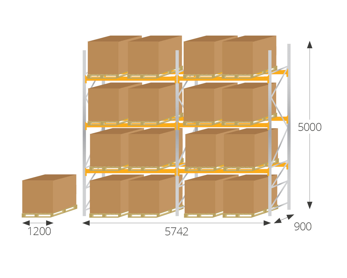 Pallet Racking Kits for UK Pallets | Efficient Industrial Storage - Pallet Racking - Cracking Racking