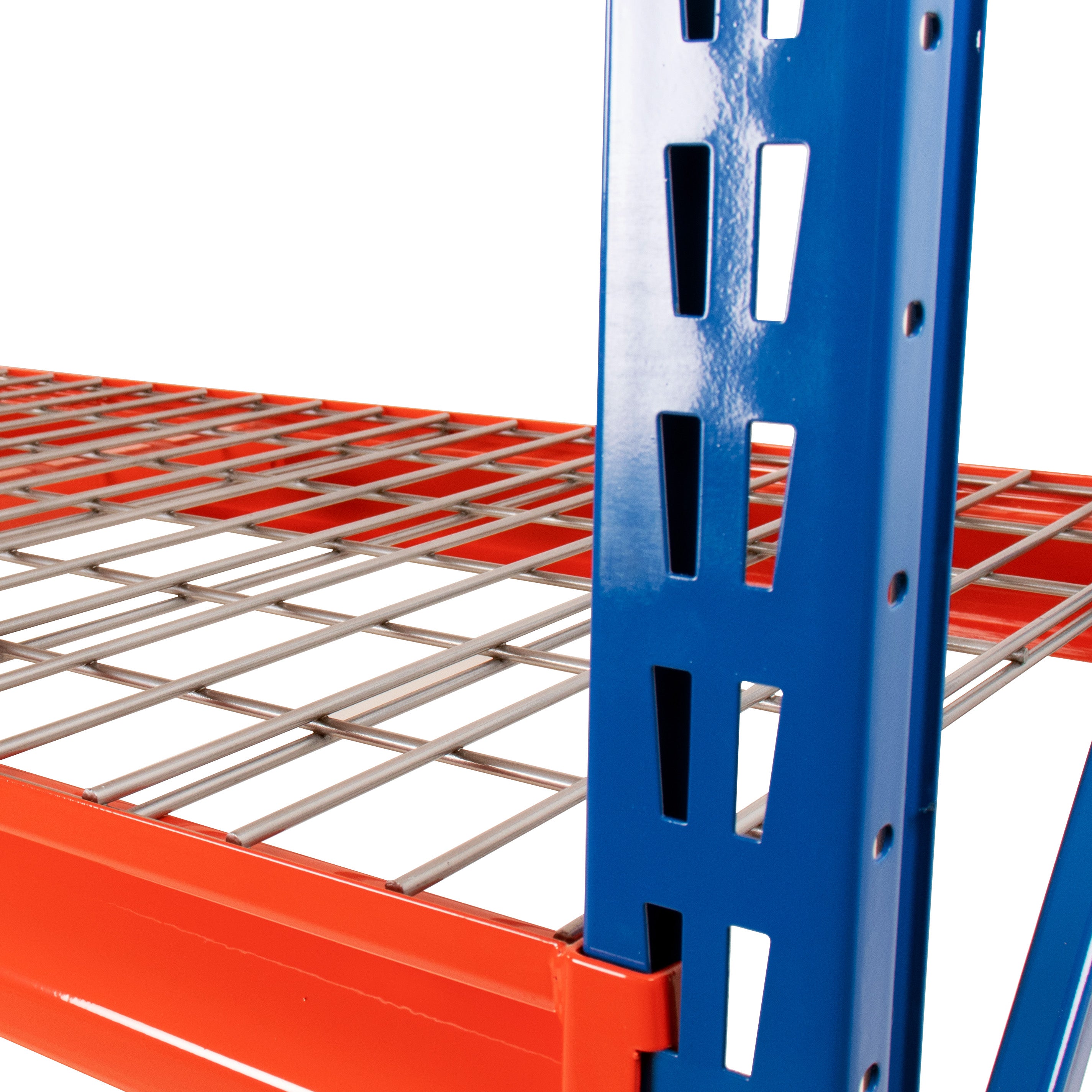 TS Longspan Racking - 1984mm High, 3 to 5 Levels with Mesh Decking - Longspan Racking - Cracking Racking