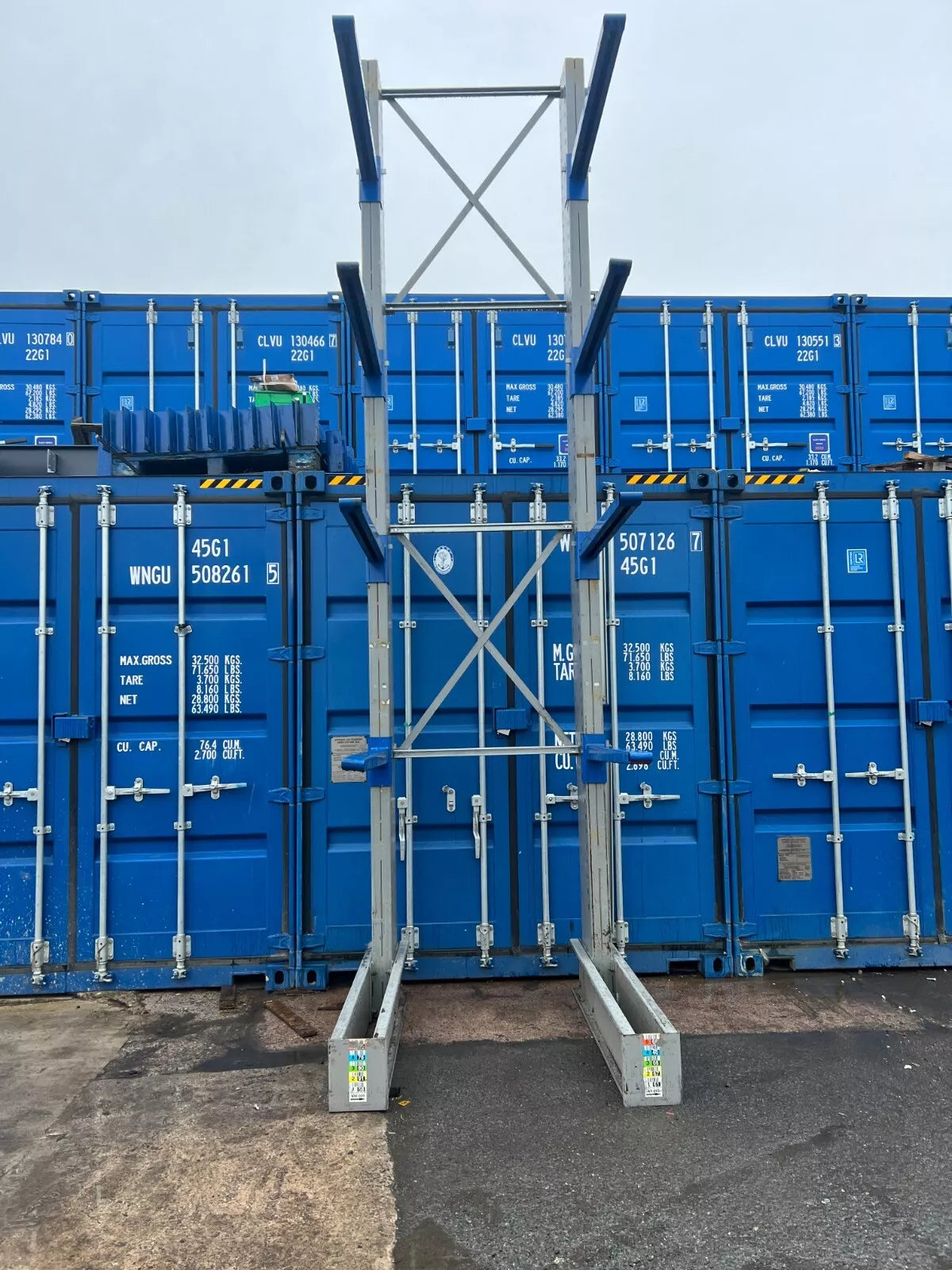 2nd Hand Cantilever Racking - 4M High | Cantilever Racking Used - Used Cantilever Racking - Cracking Racking