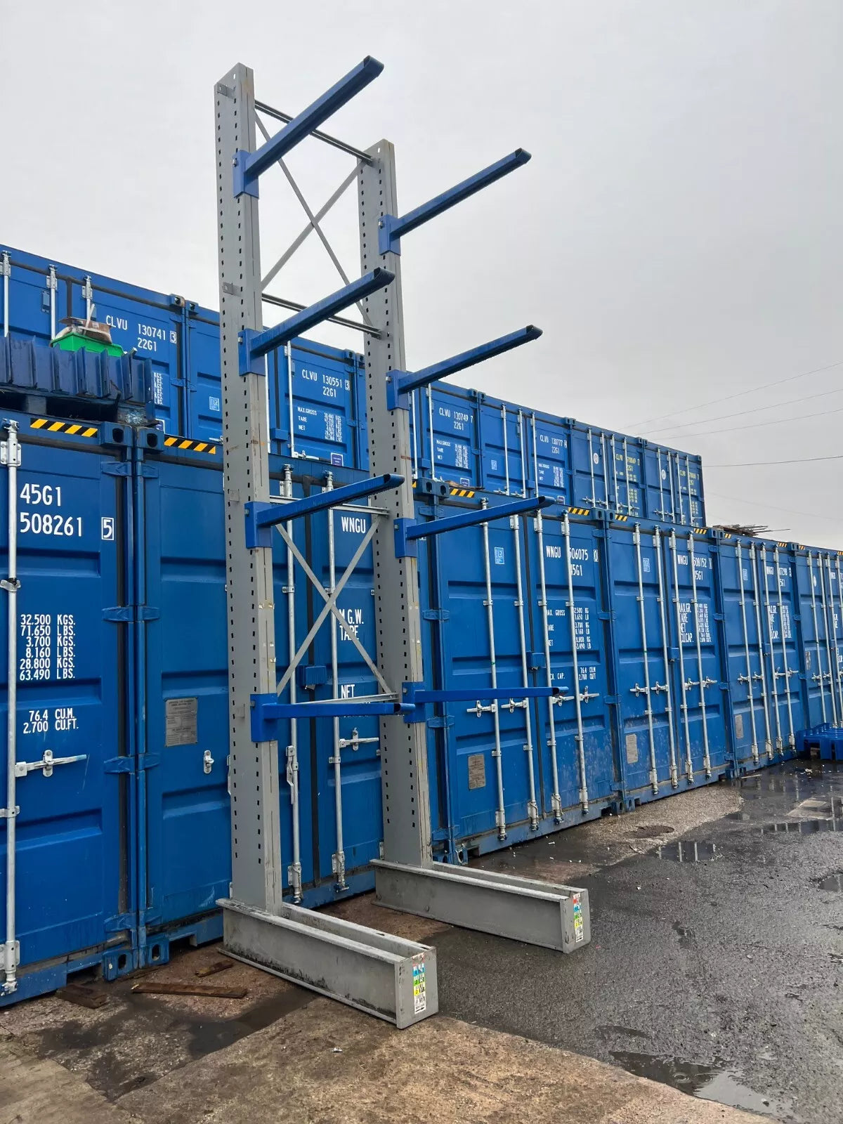 2nd Hand Cantilever Racking - 4M High | Cantilever Racking Used - Used Cantilever Racking - Cracking Racking