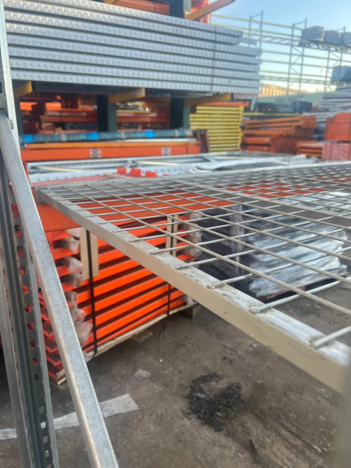 900mm Deep Mesh Panels for Racking - 2 Panels per Level - Racking Components - Cracking Racking