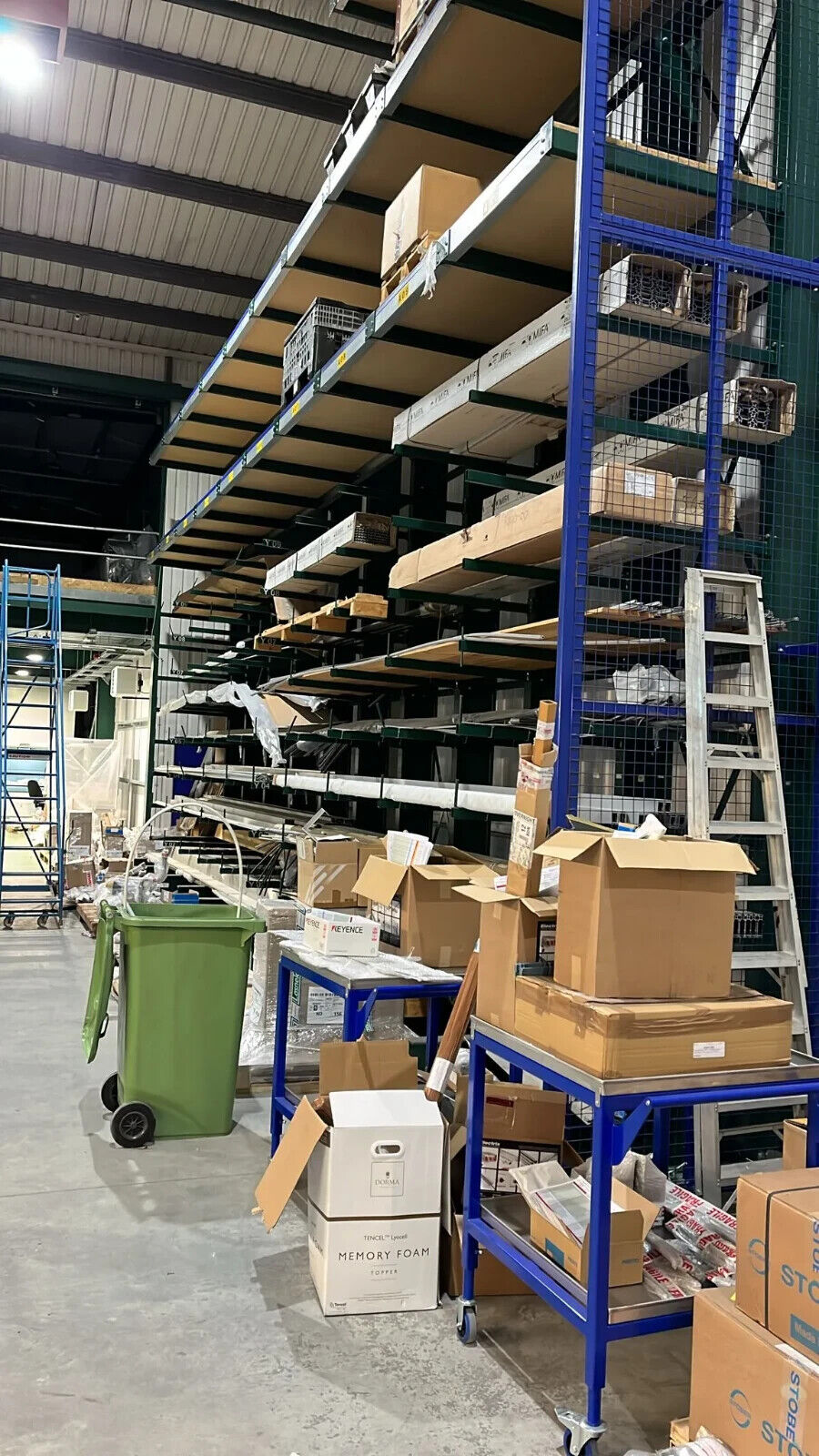  - Used Cantilever Racking - Cracking Racking