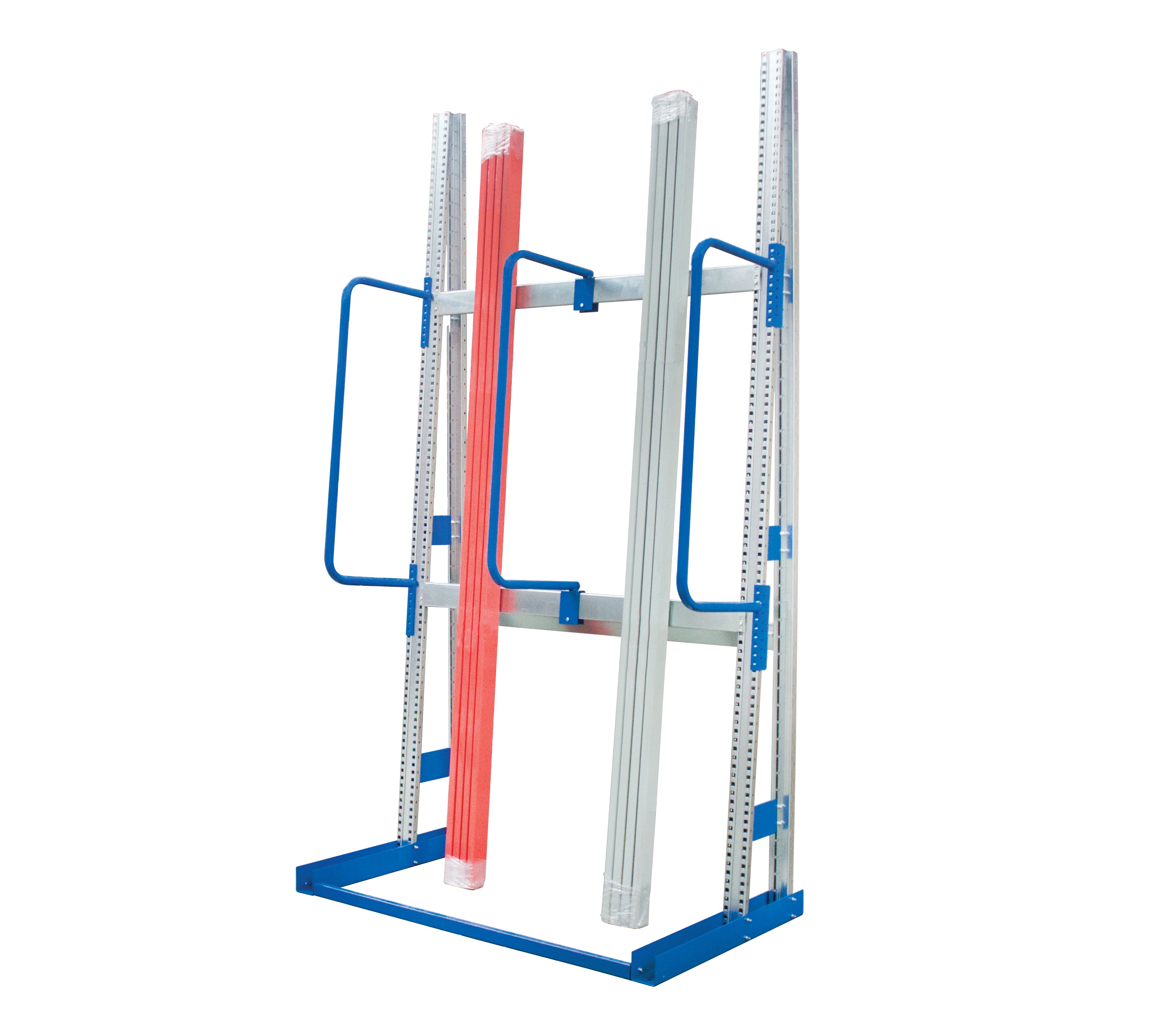 Vertical Long Storage Rack - 2550mm Starter Bays, Custom Sizes - Vertical Rack - Cracking Racking