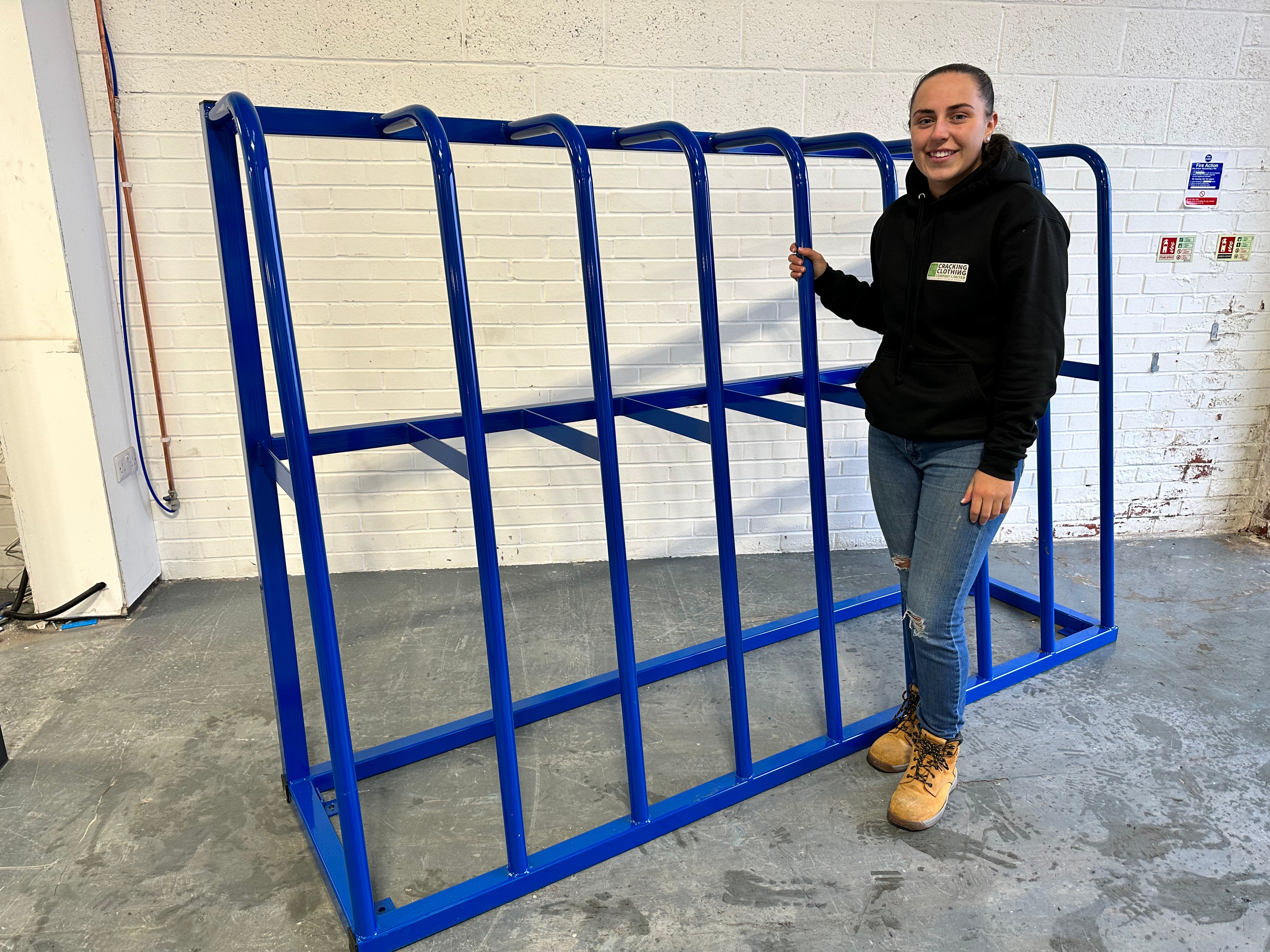 Vertical Storage Rack - 8 Sections - Vertical Storage - Cracking Racking