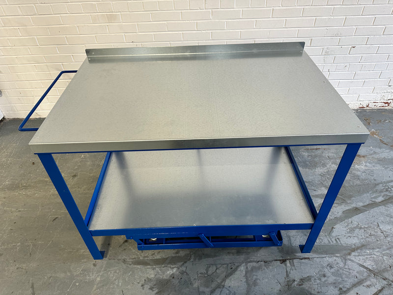 Small metal cheap work table