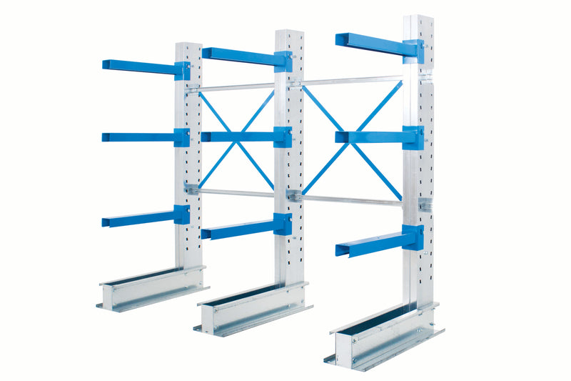 Cantilever Racking - Run of 2 Joined Bays - Single Sided