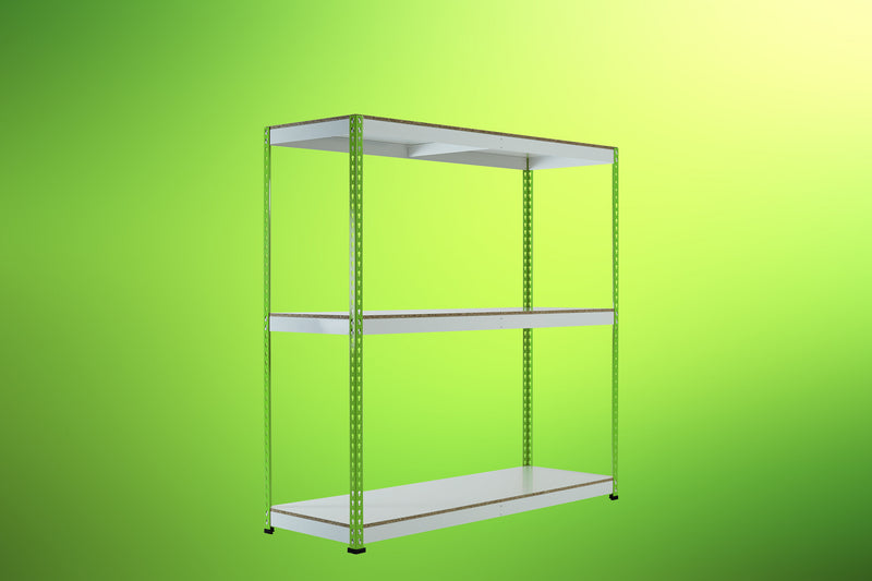 Lime Green Rainbow Rivet Racking - 1830mm x Choose x Choose - 3, 4 or 5 Levels