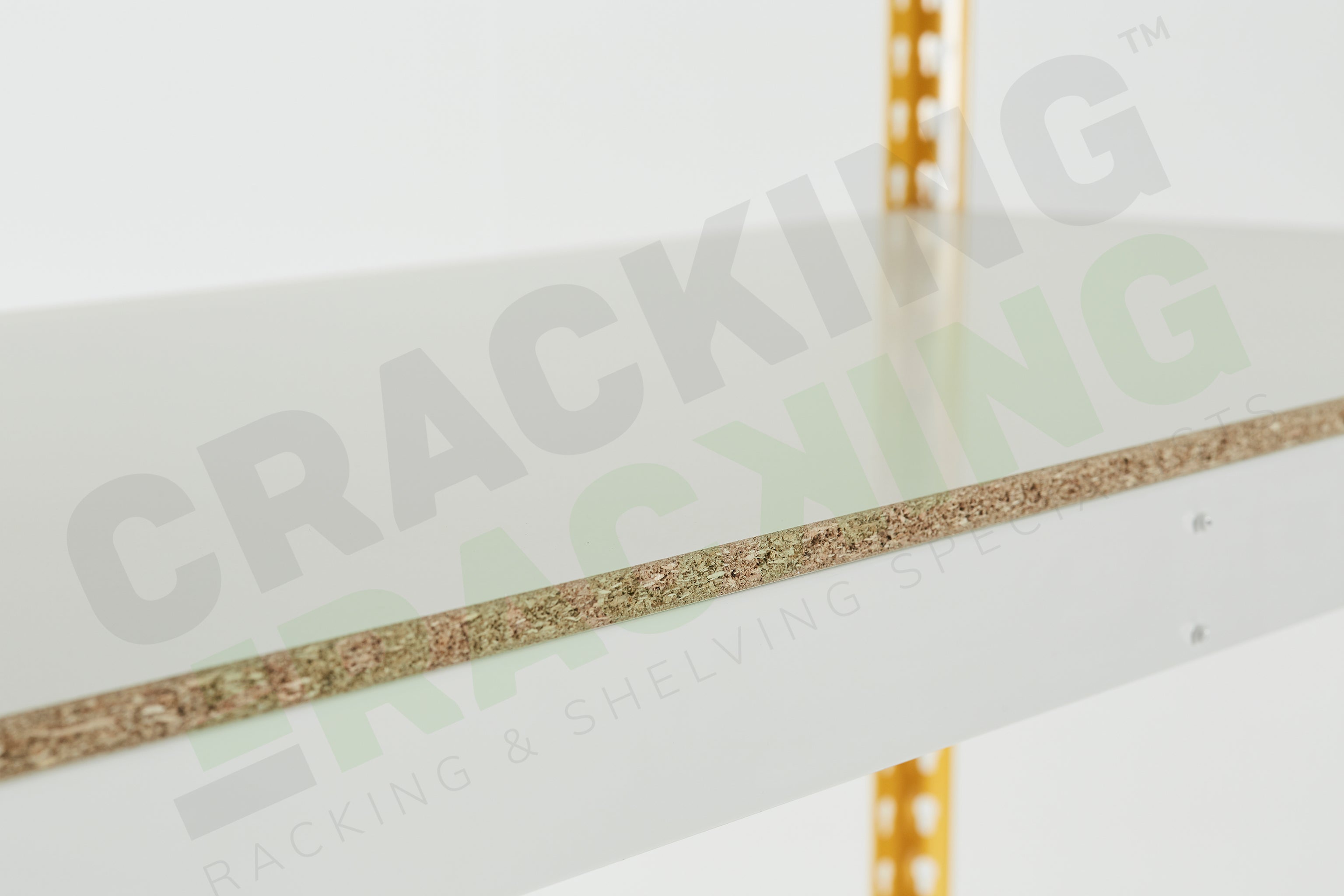 Yellow Rainbow Boltless Rivet Racking - 1830x1830x610mm, 3-5 Levels - Rainbow Rivet Racking - Cracking Racking